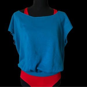 Slouchy Vintage Sleeveless Sweatshirt